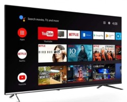 تلفزيون KMC 65 بوصة 4K أصلي يعمل بنظام أندرويد